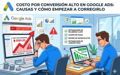 Costo por conversión alto en Google Ads: causas y cómo empezar a corregirlo
